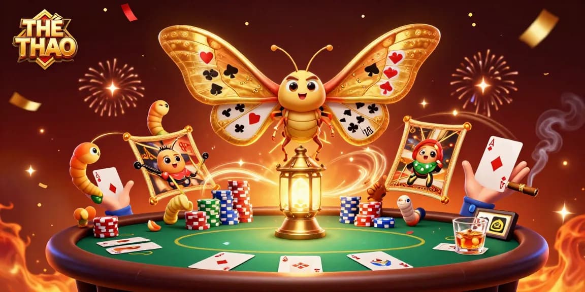 Experience the vibrant world of THỂ THAO with an intricate casino scene and dynamic characters.