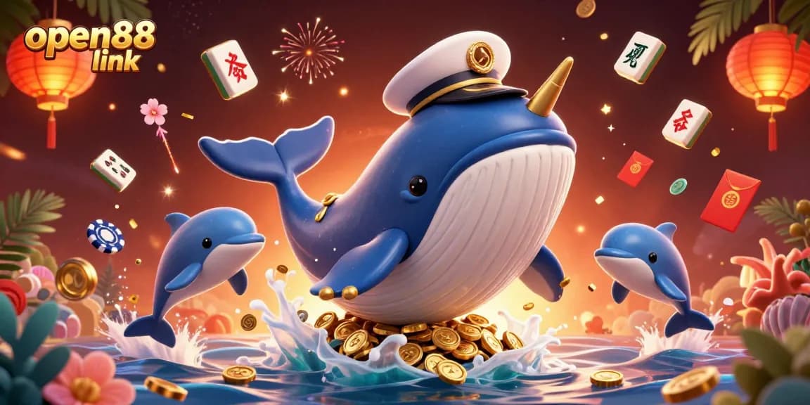 Experience unparalleled fun at open88 link with colorful casino-themed illustrations and animated characters.