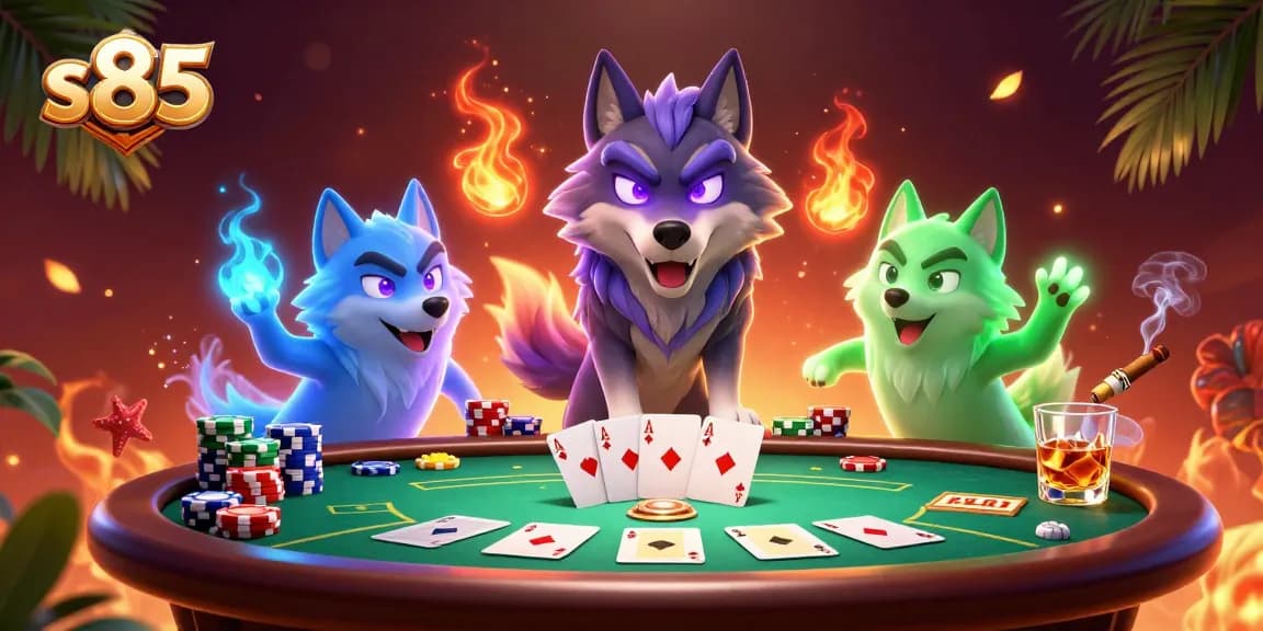 Experience thrilling gameplay at s85 with dynamic poker scenes featuring dazzling chips and cards.