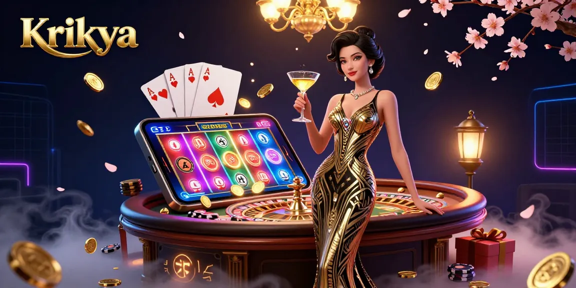 Krikya offers an engaging casino experience with vibrant games and elegant settings.