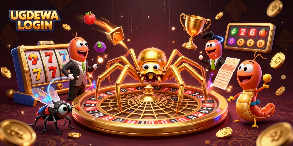 Experience the thrill of winning strategies at UGDEWA LOGIN while the golden spider spins its roulette web!
