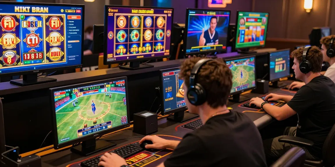 Players enjoying live sports betting and casino games on Esportivabet platform, showcasing excitement and dynamic graphics.