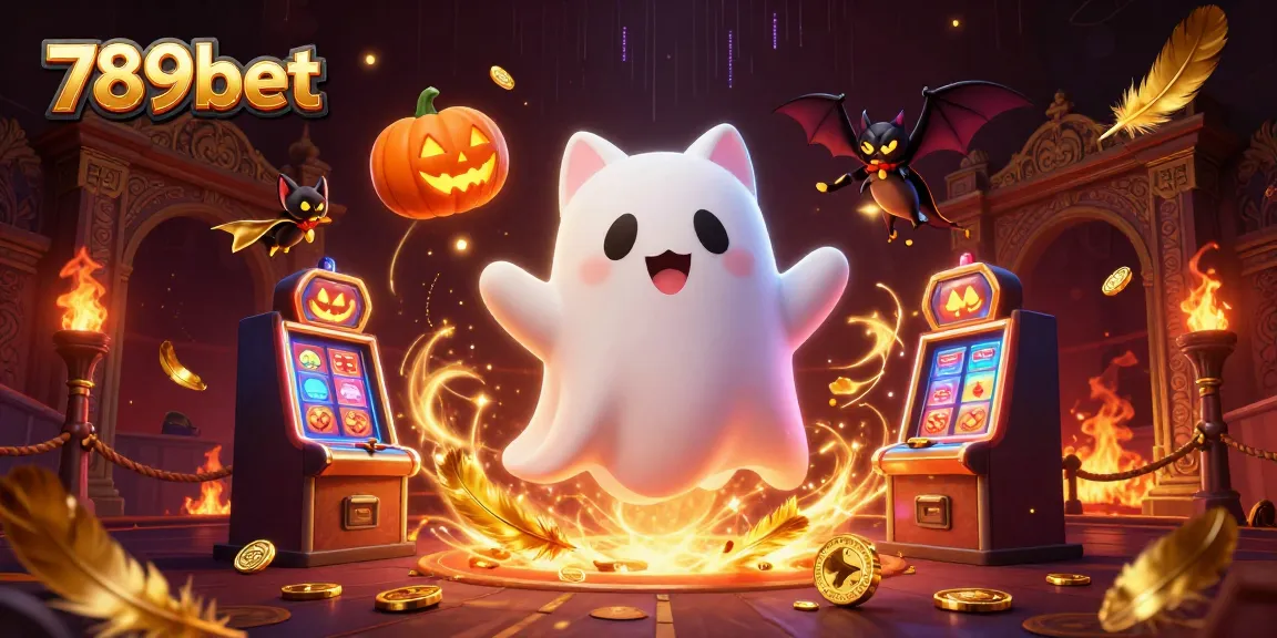 Engage with thrilling action in a 789bet haunted casino scene featuring ghostly characters.