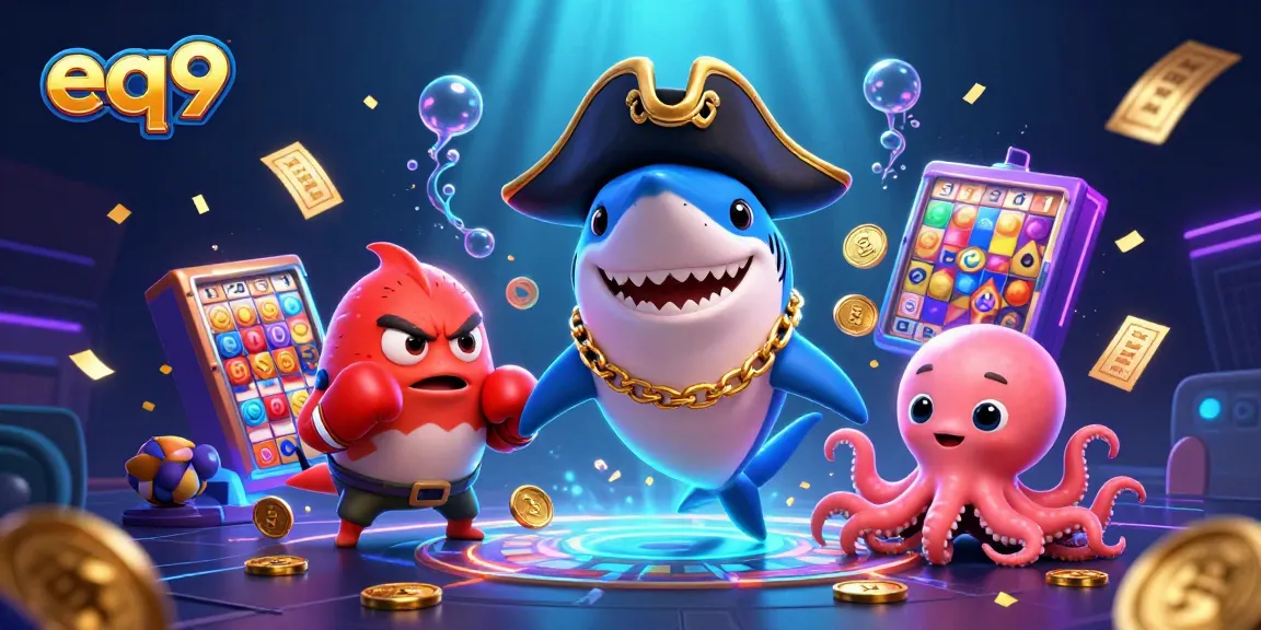 Play exciting games at eq9 with engaging characters and colorful casino elements.