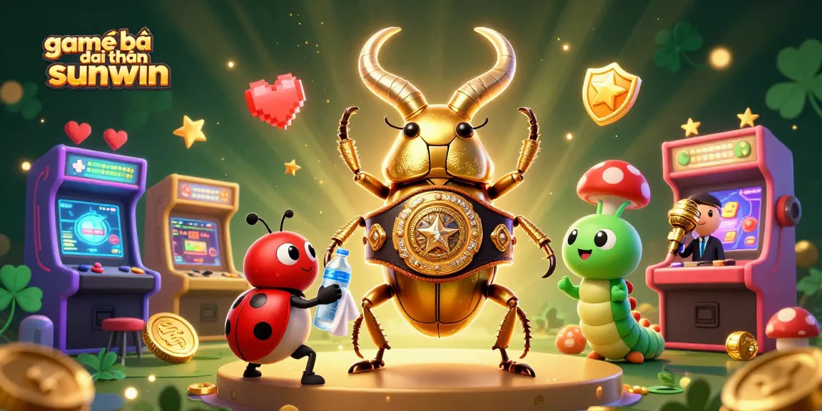 Experience the thrilling game bài đổi thưởng sunwin with vibrant arcade elements and animated casino action.