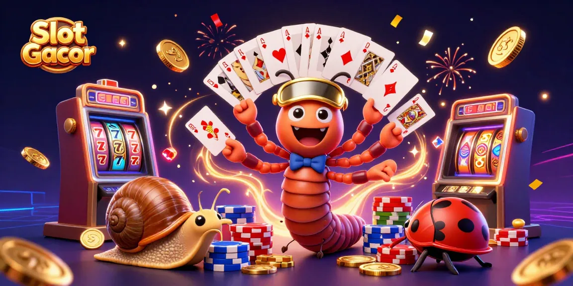 Experience thrilling Slot Gacor gameplay with vibrant characters and dazzling casino elements in an exciting 3D scene.