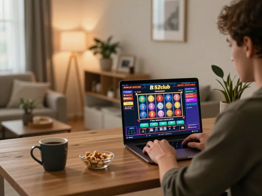 B52club player focused on winning strategies while engaging with exciting online games
