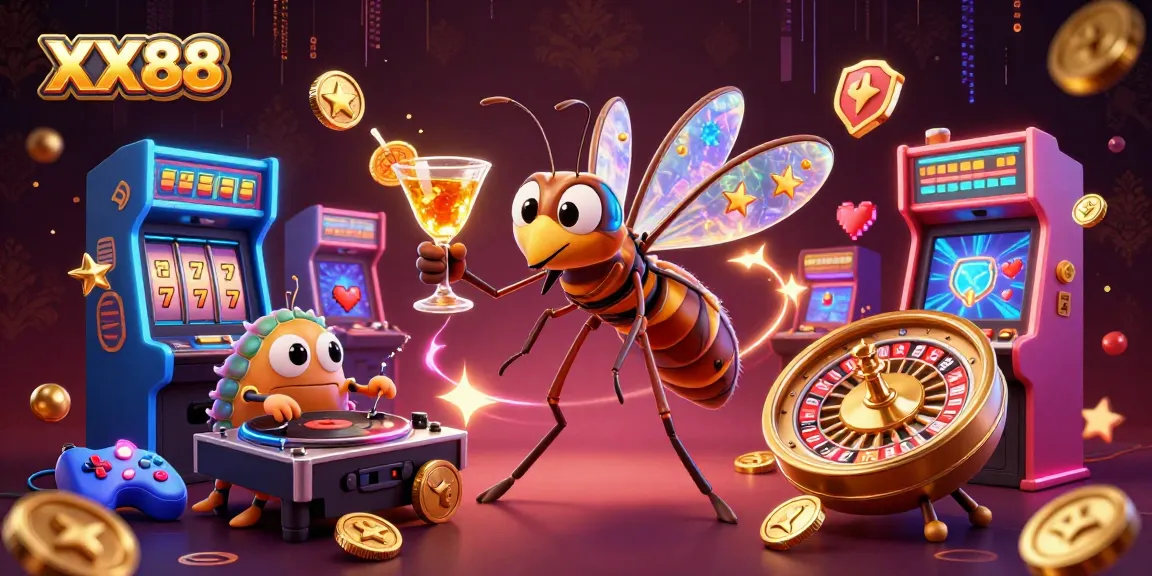 Experience exhilarating gameplay at XX88 with vibrant casino characters and colorful game elements.