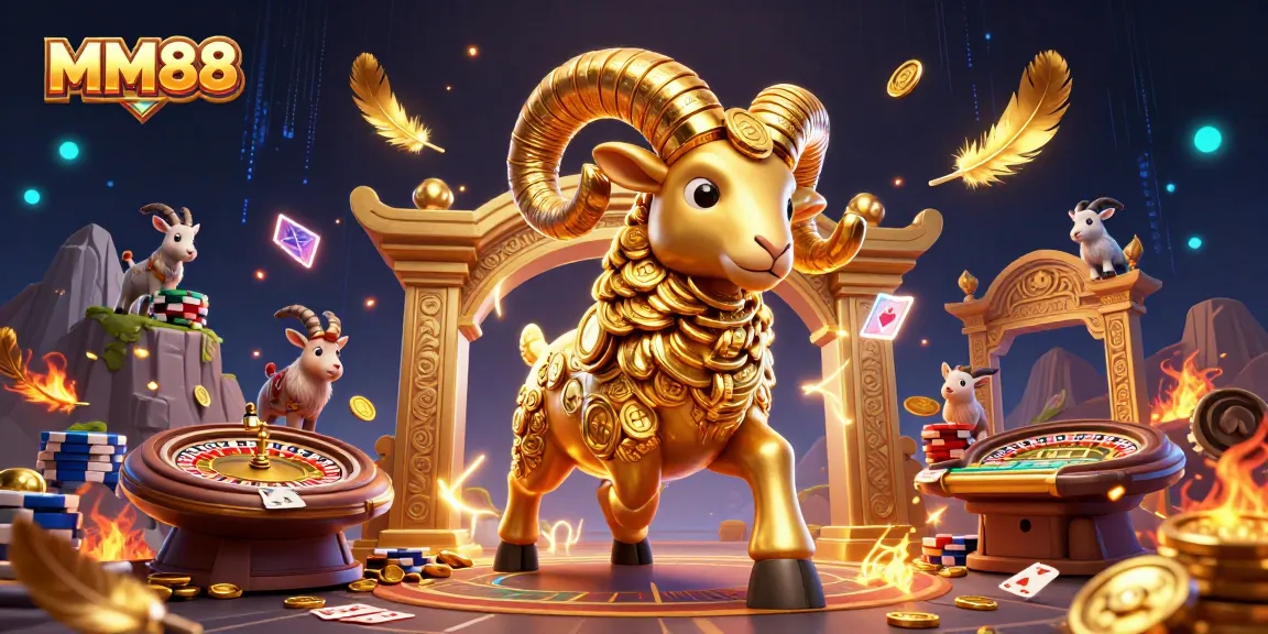 Engage with the exhilarating MM88 casino experience featuring dynamic 3D characters and vibrant gaming elements.