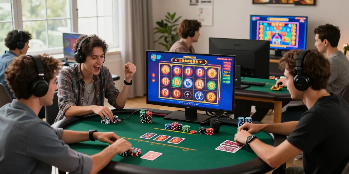 I giocatori si divertono con vari giochi sui siti non AAMS in un ambiente di gioco online accogliente, pieno di eccitazione e cameratismo.
