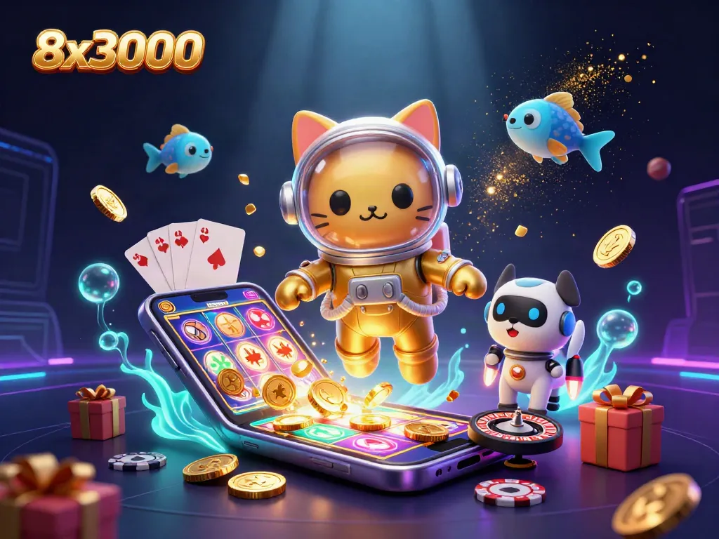 Experience thrilling gameplay with 8x3000 in a vibrant, rich casino scene featuring excitement and adventure.