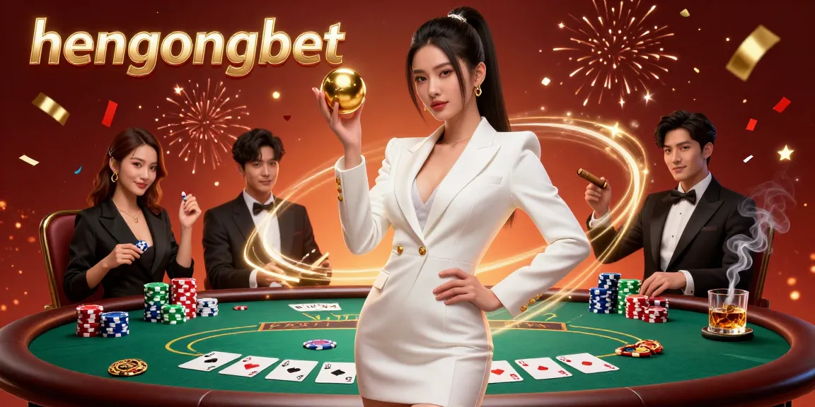 Experience thrilling gameplay with hengongbet at a vibrant casino scene featuring high-stakes poker.